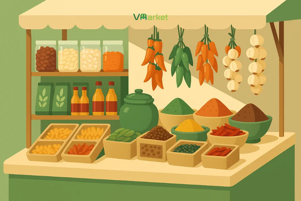 Đồ khô và gia vị