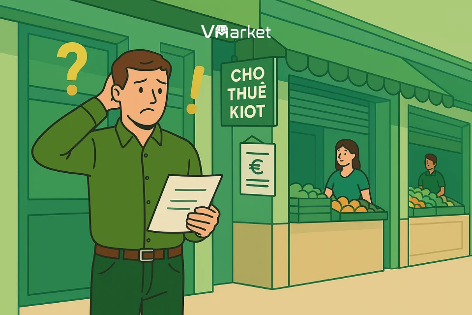 Những sai lầm phổ biến khi thuê kiot (và cách tránh)