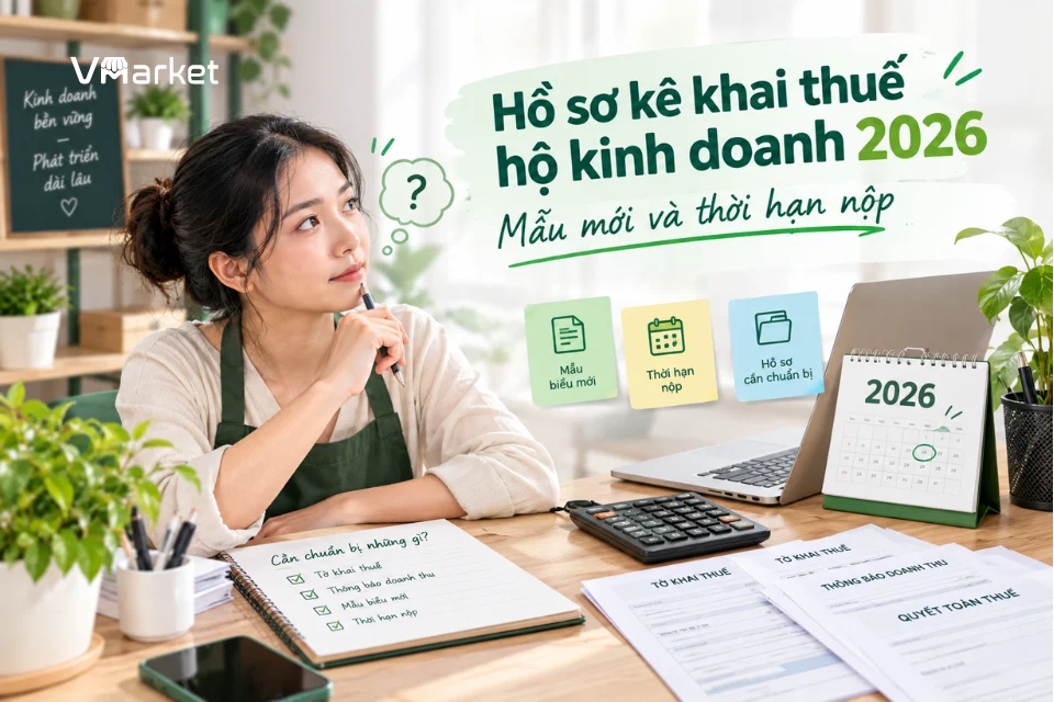 Hồ sơ kê khai thuế hộ kinh doanh 2026
