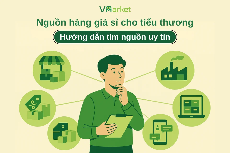 Nguồn hàng giá sỉ cho tiểu thương: Hướng dẫn tìm nguồn uy tín