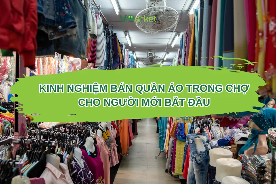 Kinh nghiệm bán quần áo trong chợ cho người mới bắt đầu