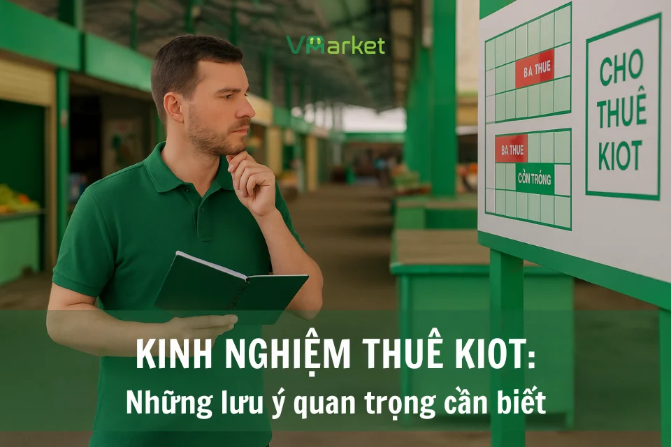 Kinh nghiệm thuê kiot - Những lưu ý quan trọng cần biết