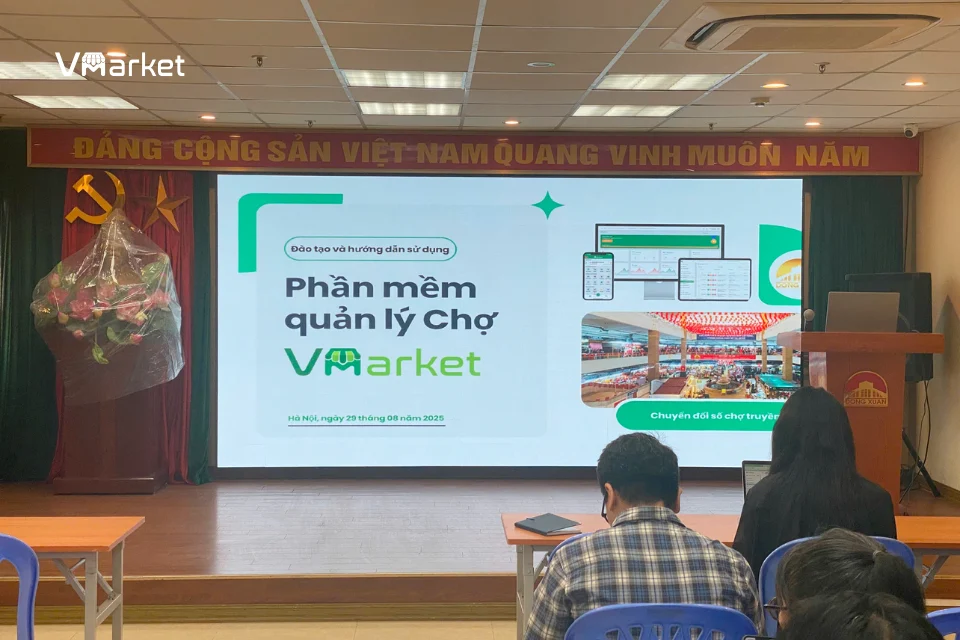 Công ty Đồng Xuân triển khai phần mềm VMarket quản lý chợ
