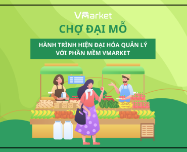 Chợ Đại Mỗ - Hành trình hiện đại hóa quản lý với phần mềm VMarket