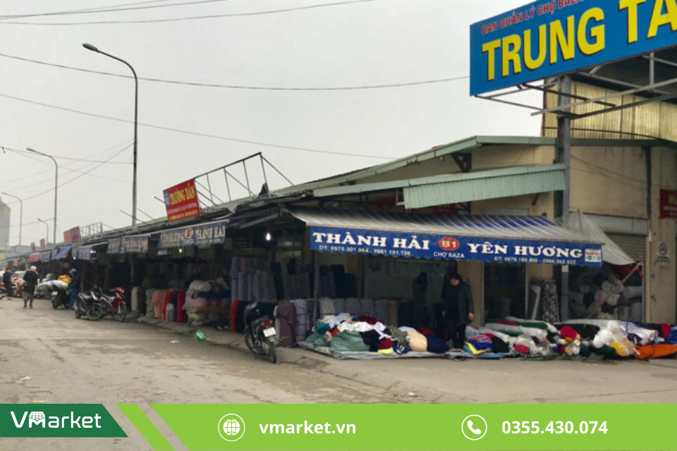 Kiot nằm trong các chợ