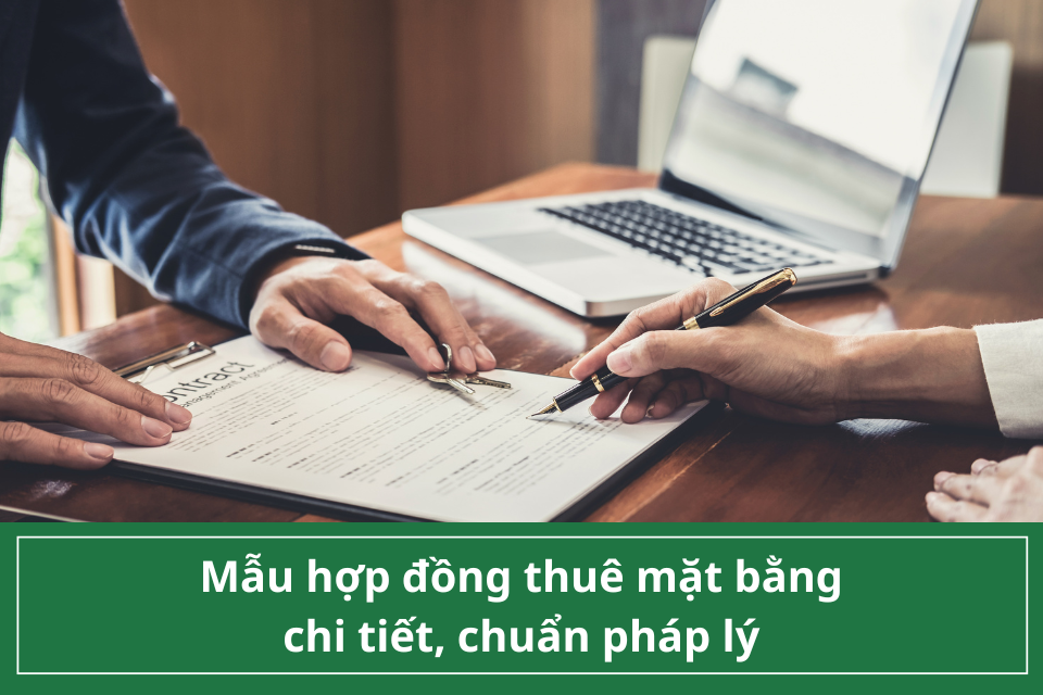 Mẫu hợp đồng thuê mặt bằng chi tiết, chuẩn pháp lý