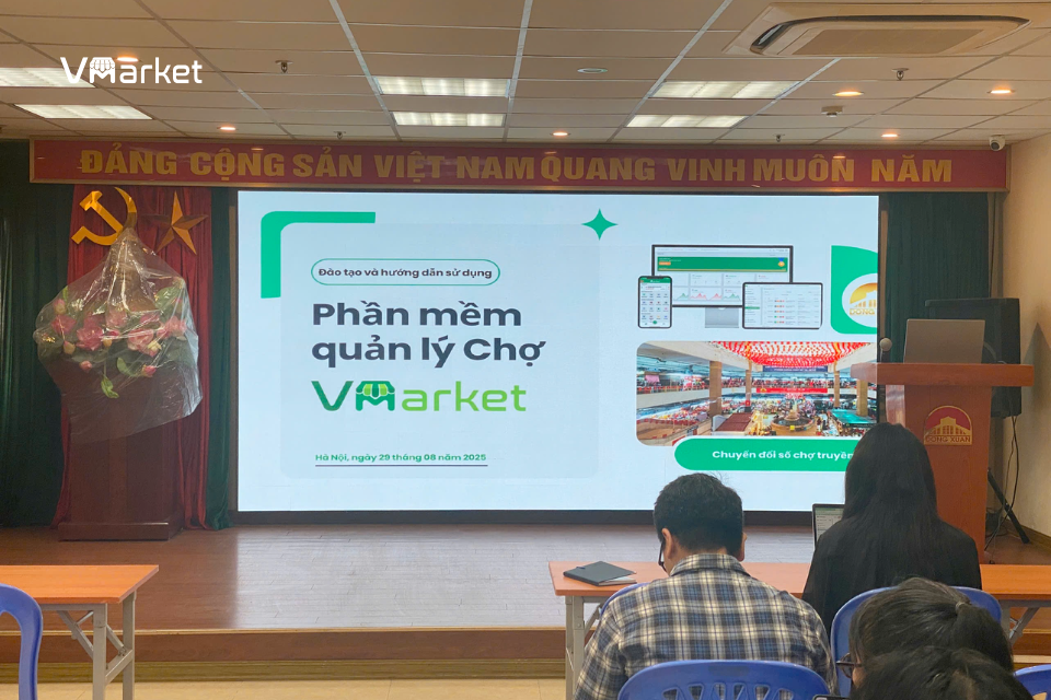 Công ty Đồng Xuân triển khai phần mềm VMarket quản lý chợ