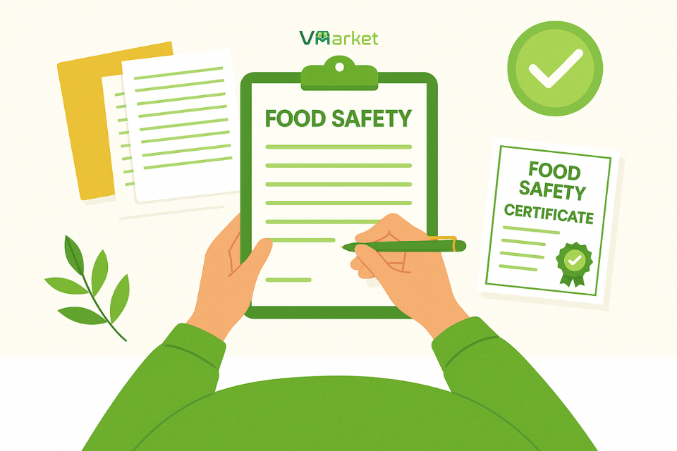 Hồ sơ và quy trình cấp Giấy phép an toàn thực phẩm