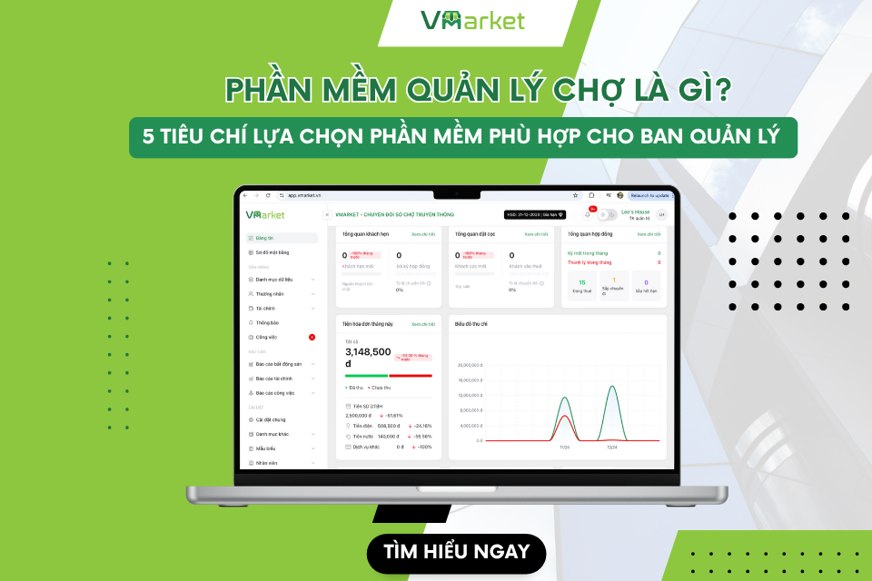 Phần mềm quản lý chợ là gì