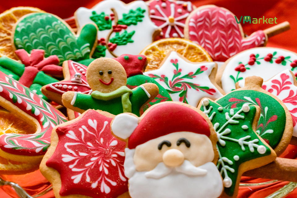 Ý tưởng kinh doanh mùa Noel với bánh quy, kẹo và socola handmade