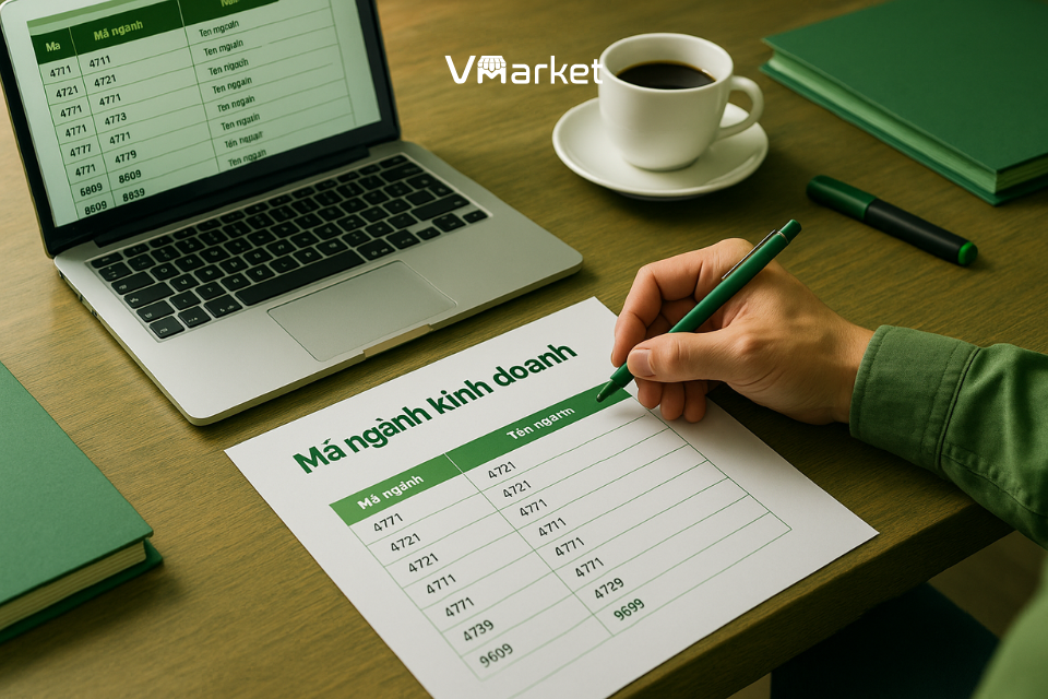 Lưu ý khi ghi mã ngành trong hồ sơ đăng ký hộ kinh doanh