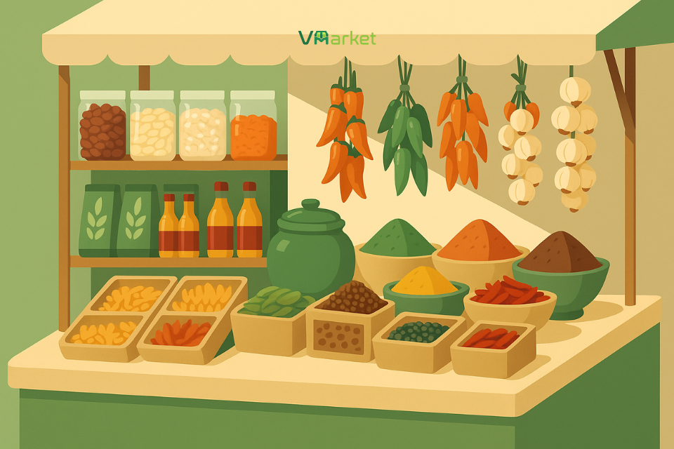 Đồ khô và gia vị