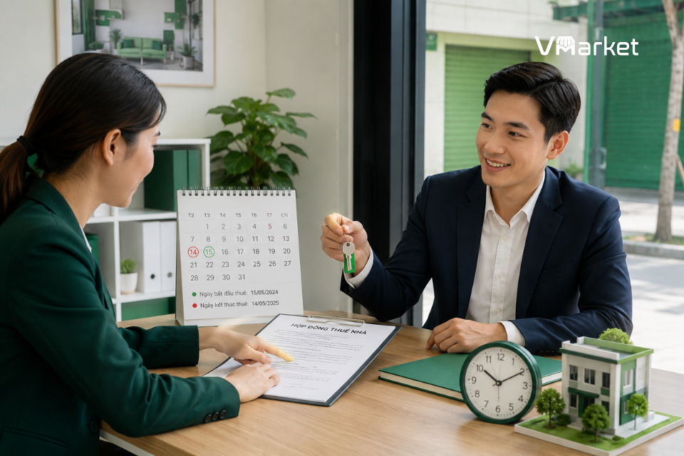 Thời hạn thuê và thời điểm bàn giao